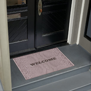 Tapete Bem-vindo Beige Snakeskin Doormat