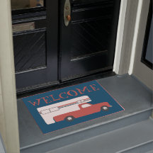 BEM-VINDO Caminhão Camper Vintage Motorhome Red Bl