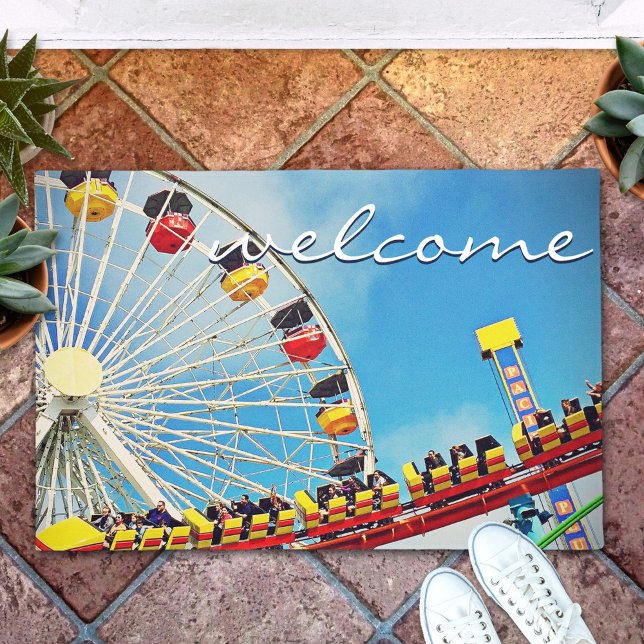 Tapete Bem-vindo Carnaval Ferris Roda Roller Porta copos  (Criador carregado)