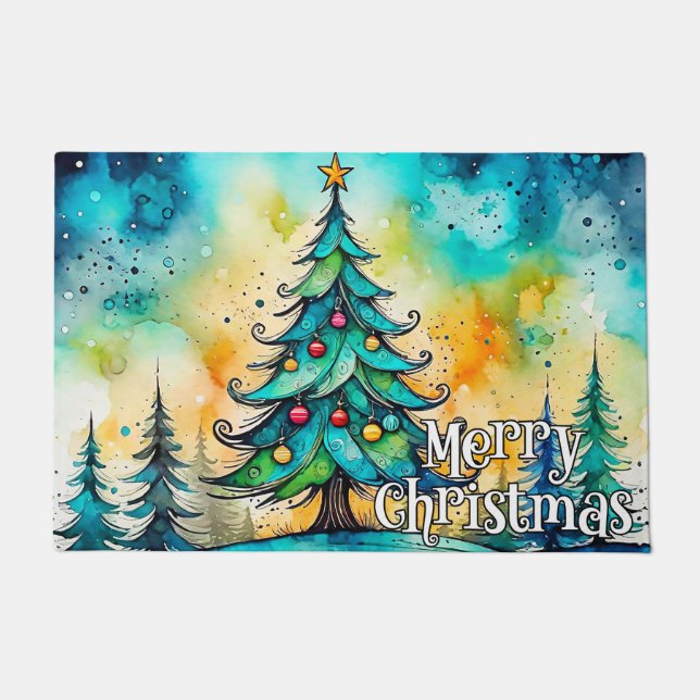 Tapete Bem-vindo | Feliz Natal, Todos (Frente)