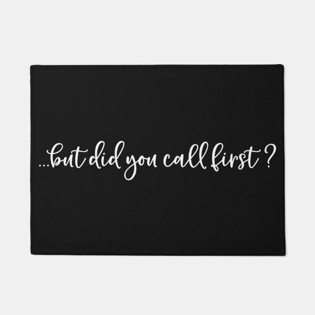 Tapete Bem-vindo, Matriz de Portas...mas você ligou prime (Frente)