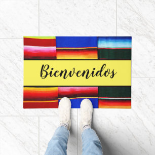 Tapete Bem-vindos (Welcome) listras de serape