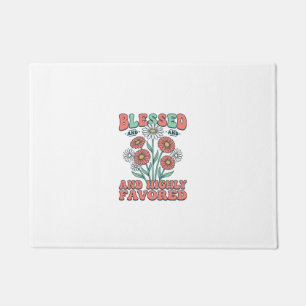 Tapete Bendita e Altamente Favorecida Decoração Floral Vi