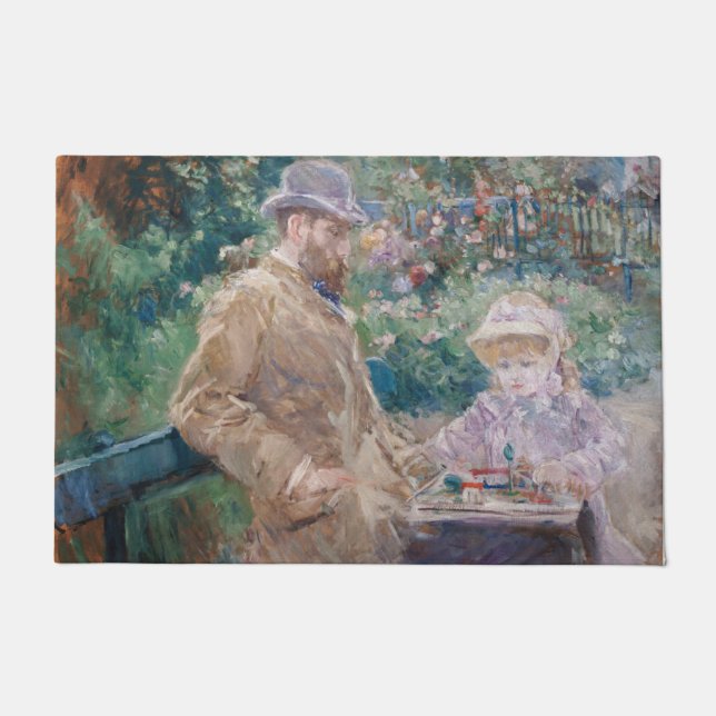 Tapete Berthe Morisot - Eugene Manet com sua filha (Frente)