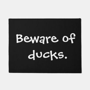 Tapete Beware dos patos