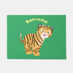 Tapete Bicho de tigre feliz e bonito