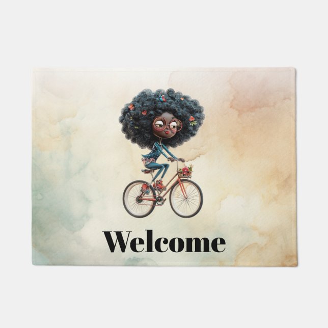 Tapete Bicicleta Afro (Frente)