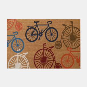 Tapete Bicycle Welcome Mat, Bike Doormat, Bike Rider Gift