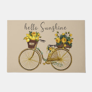 Tapete Bicycle Welcome Mat, Bike Doormat, Bike Rider Gift