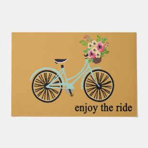 Tapete Bicycle Welcome Mat, Bike Doormat, Bike Rider Gift