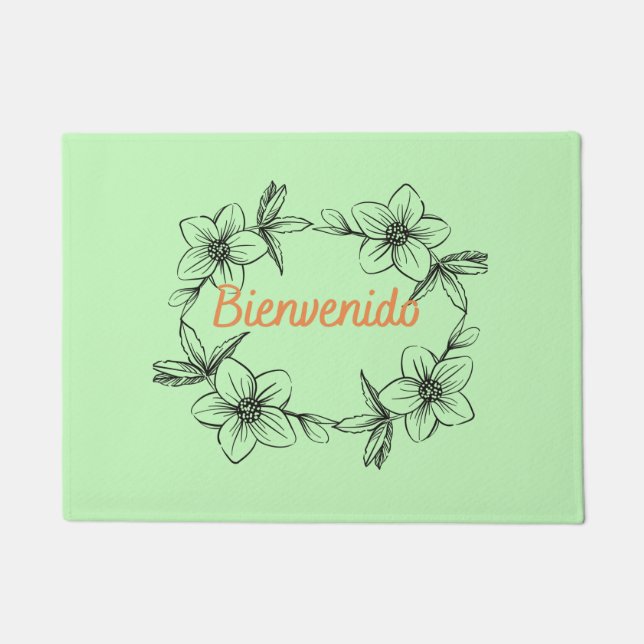 TAPETE BIENVENIDO. BOAS-VINDAS (ESPANOL) (Frente)