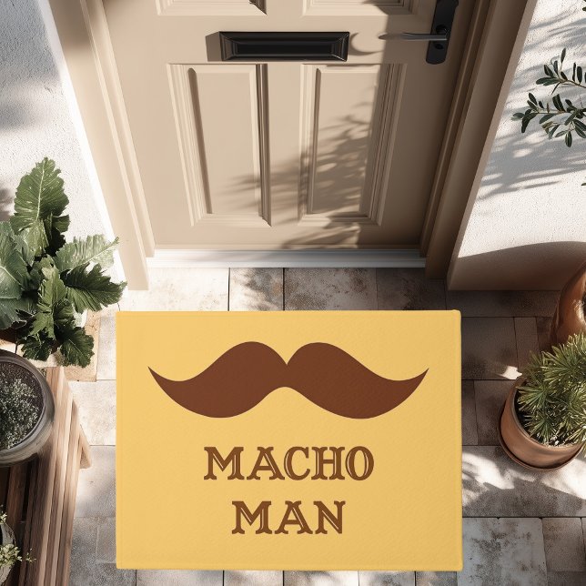 Tapete Bigode macho engraçado do homem (Criador carregado)