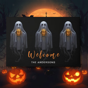 Tapete Black Boos & Brews Fantasma Halloween