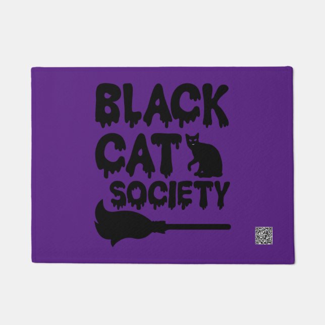Tapete Black Cat Society (Frente)