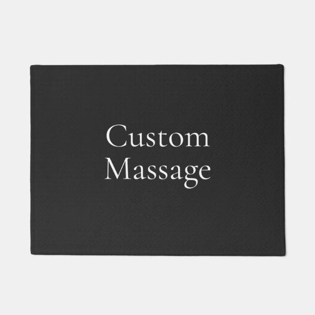 Tapete Black Custom Massage Moderno simples  (Frente)