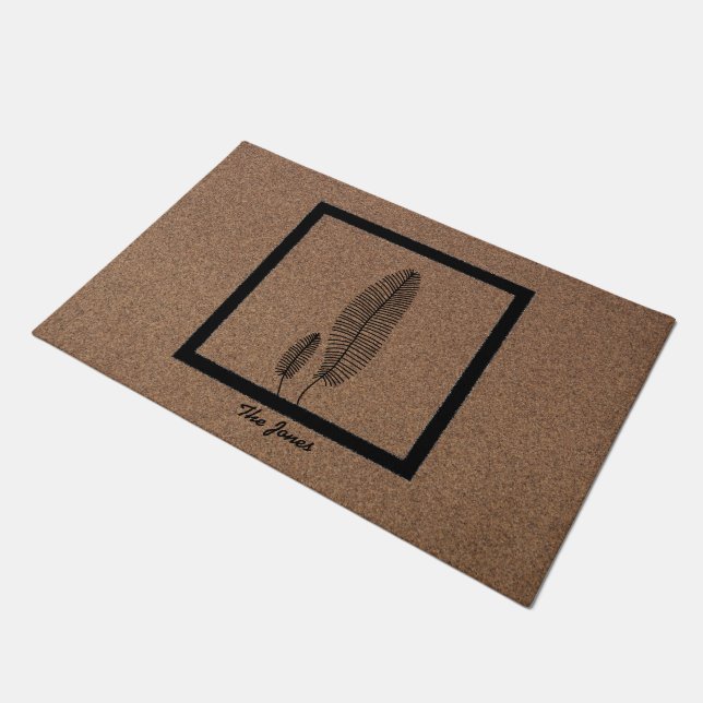 Tapete Blisma Botânica: Porta Personalizada de Design de  (Inclinado)