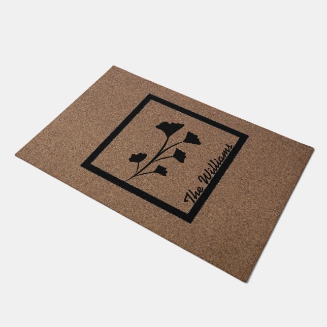 Tapete Blisma Botânica: Porta Personalizada de Design de  (Inclinado)