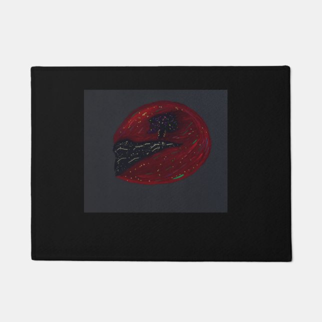 Tapete Blood Moonlit Night Door Mat (Frente)