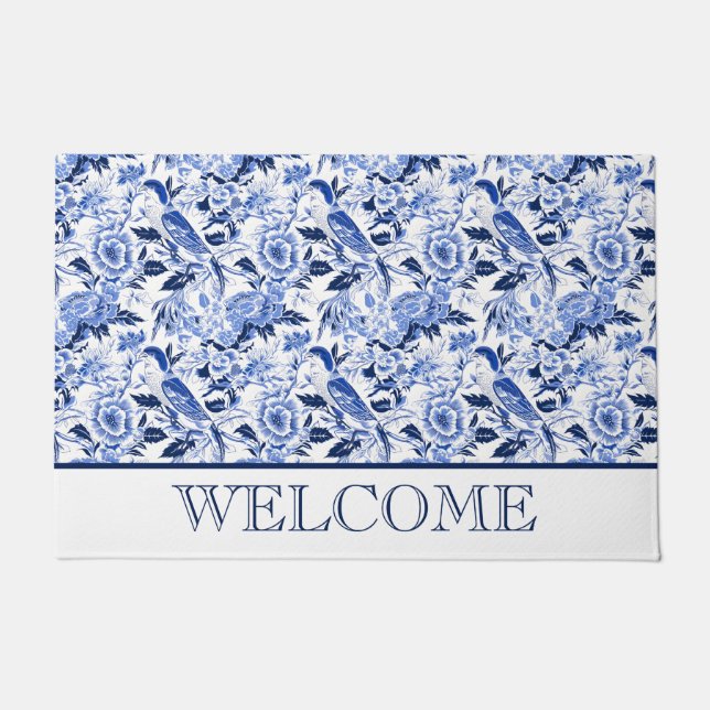Tapete Blue Bird Chinoiserie Welcome (Frente)