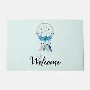 Tapete Blue Dreamcatcher Na moda Boho Design