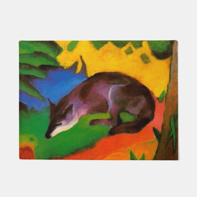 Tapete Blue Fox de Franz Marc (Frente)