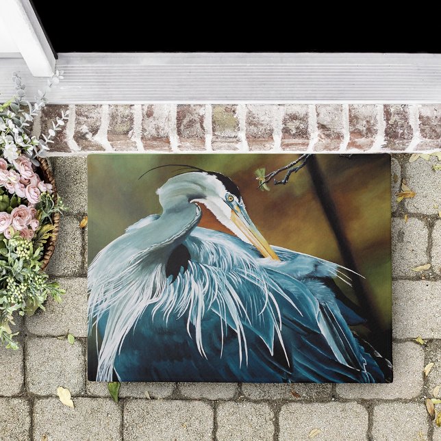 Tapete Blue Heron Bird (Criador carregado)