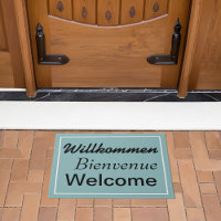 Blue Willkommen Bienvenue Bem-Vindo Multilingual