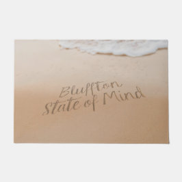 Tapete Bluffton Estado Mental Escrito na Areia Praia SC