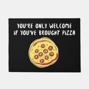 Tapete Boa vinda engraçada da pizza