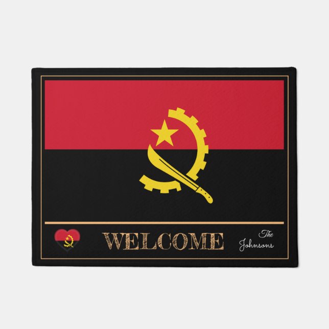 Tapete Boas-vindas à Casa da Bandeira Angola/Angola (Frente)