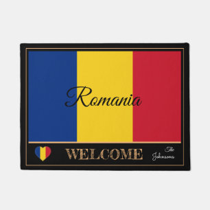 Tapete Boas-vindas à Romênia e à Romênia Flag house m