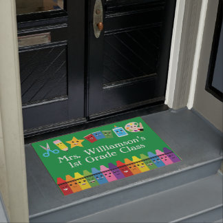 Tapete Boas-vindas à sala de aula do professor