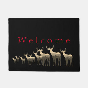 Tapete Boas-vindas ao Doormat Tan Deer/Elk