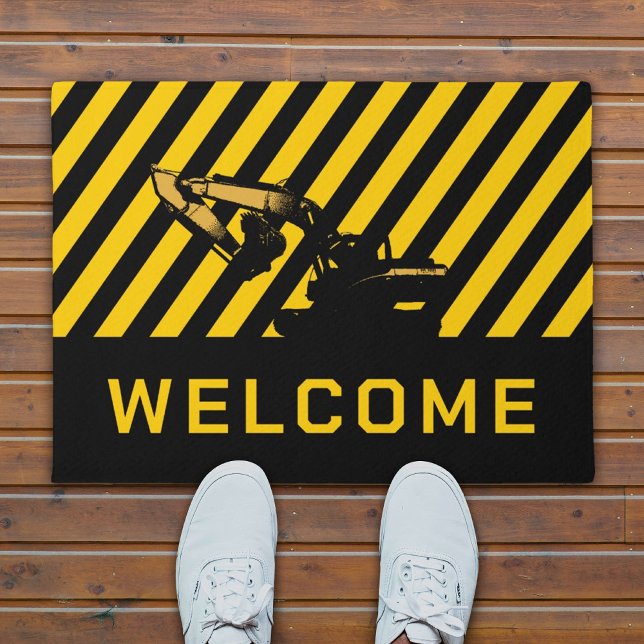 Tapete Boas-vindas ao equipamento pesado de escavação de  (Criador carregado)