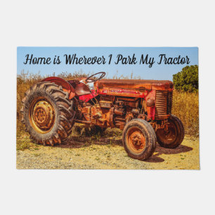 Tapete Boas-vindas ao Farmer de Fazendas Vintage Personal