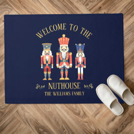 Tapete Boas-vindas ao Natal da Nuthouse Nutcracker