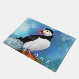 Tapete Boas-vindas ao Puffin Doormat do Atlântico
