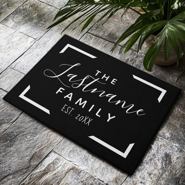 Tapete Boas-vindas da família personalizada - CAN CHANGE  (Custom Welcome Mat)