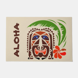 Tapete Boas-vindas Mat, Tiki Bar.edit text Doormat