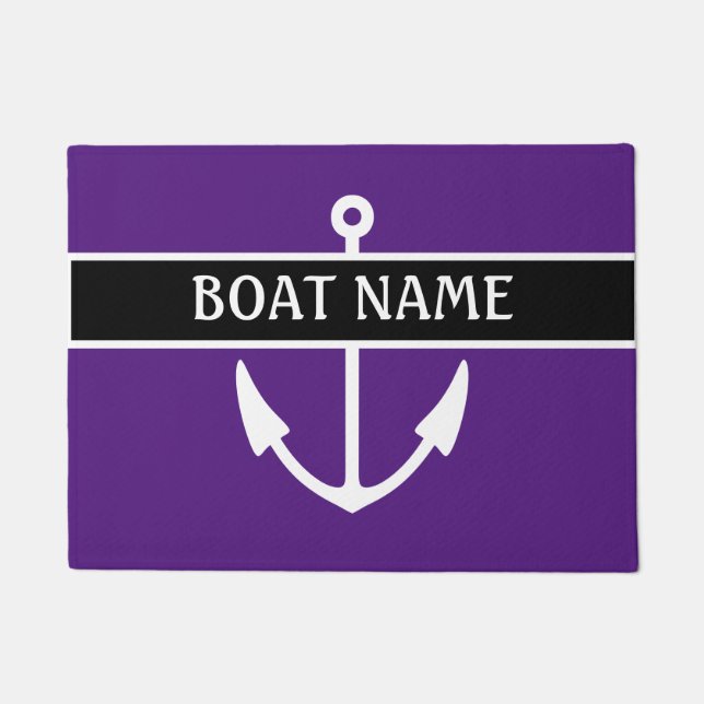 Tapete Boat Name Dock Mat (Frente)