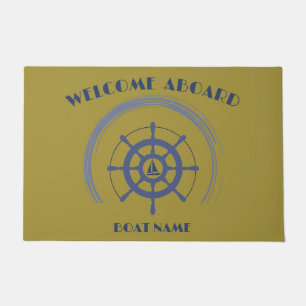 Tapete Boat NMaritime Anchor Laurel - Bem-vindo Personali