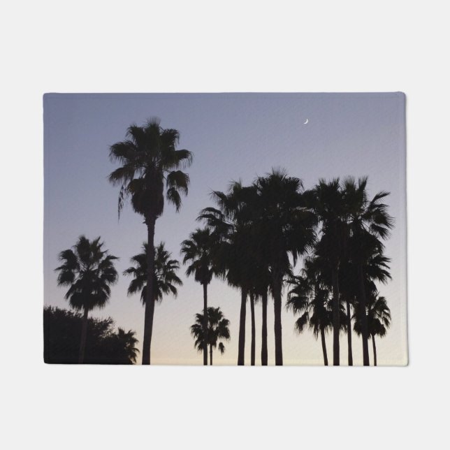 Tapete Boca com Cena Tropical de Palmeiras (Frente)