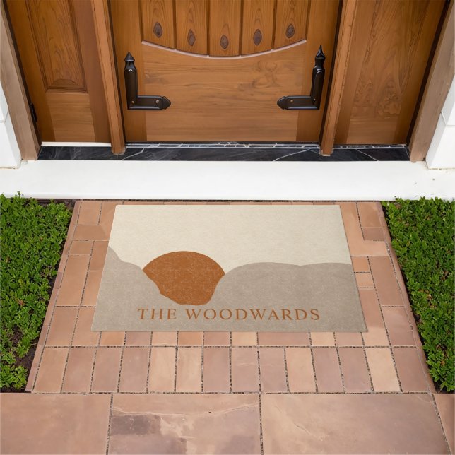 Tapete Boho Desert Sunrise Personalizado (Ar livre)