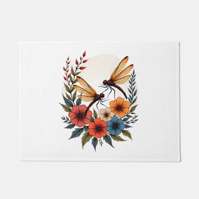Tapete Boho Floral Dragonfly (Frente)