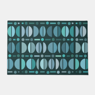 Tapete Boho Retro Bowls - Teal do Padrão