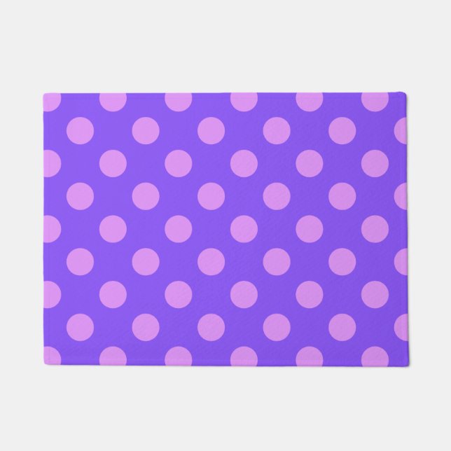 Tapete Bolinhas de Lilac na periwinkle (Frente)