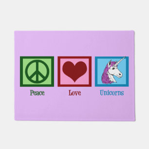 Tapete Bonito Roxo Unicorn