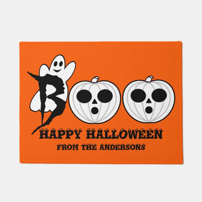 Tapete BOO! Halloween Ghost Doormat (Frente)
