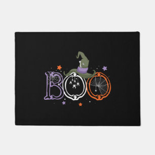 Tapete Boo Spiders Witch Hat Halloween Presentes Legal