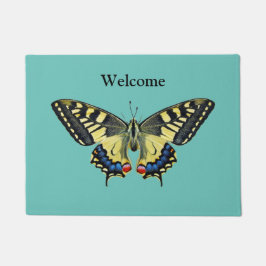 Tapete Borboleta amarela e preta